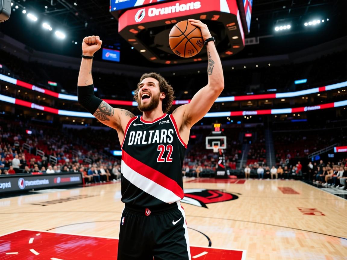 猛龙大胜开拓者，范弗利特成为首秀得分王