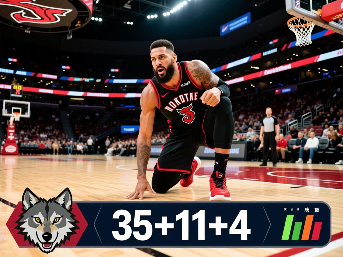森林狼惨败猛龙,唐斯35+11+4三双数据难救主 第2张
