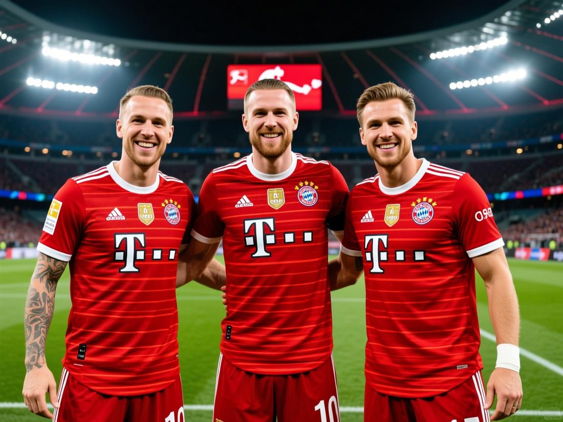 德甲12月最佳候选：拜仁三将凯恩、奥利塞、斯塔